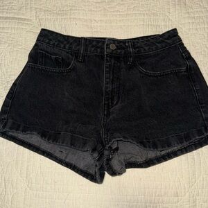 PAC Sun Black Denim Women's Shorts